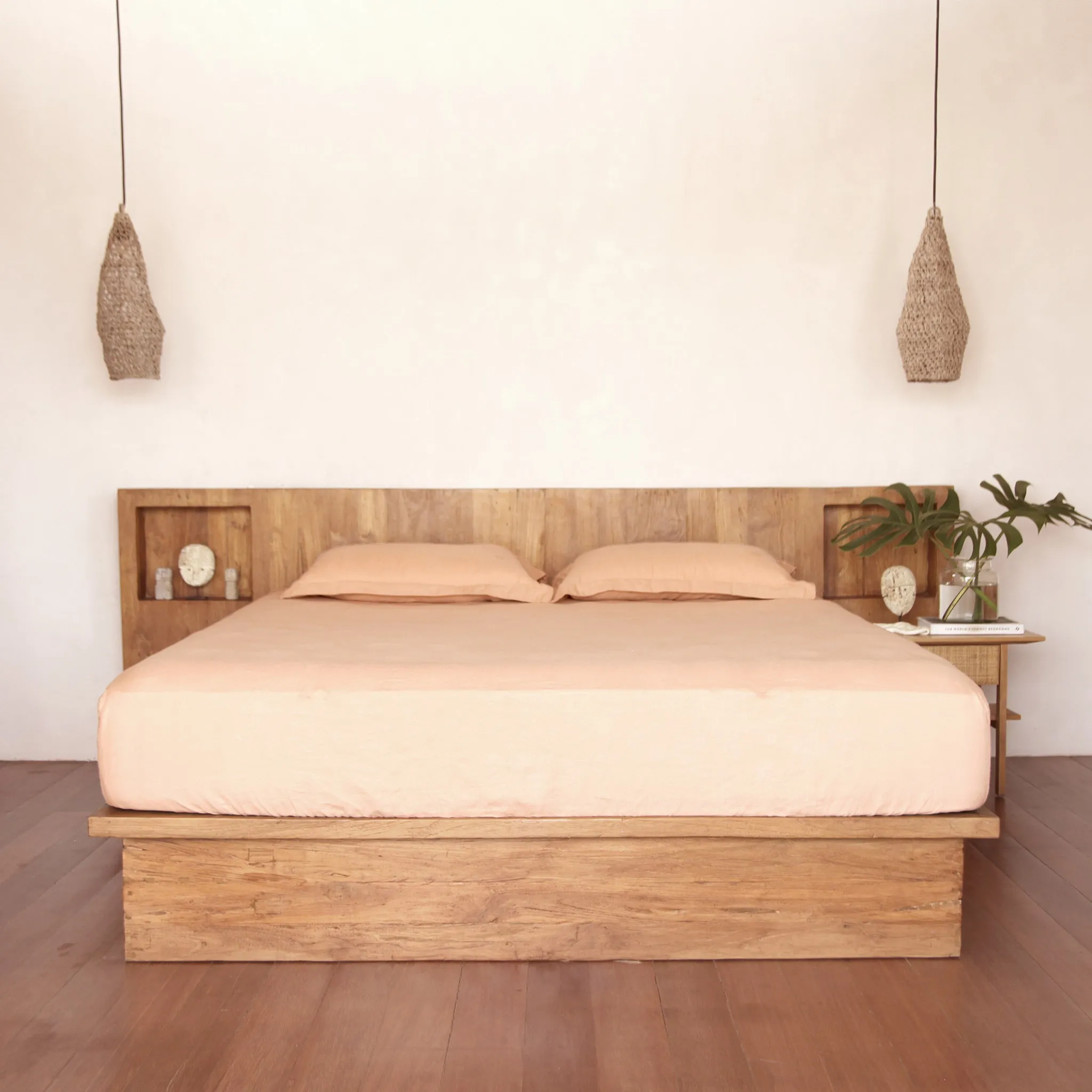 Heveya® Linen Fitted Sheet Set