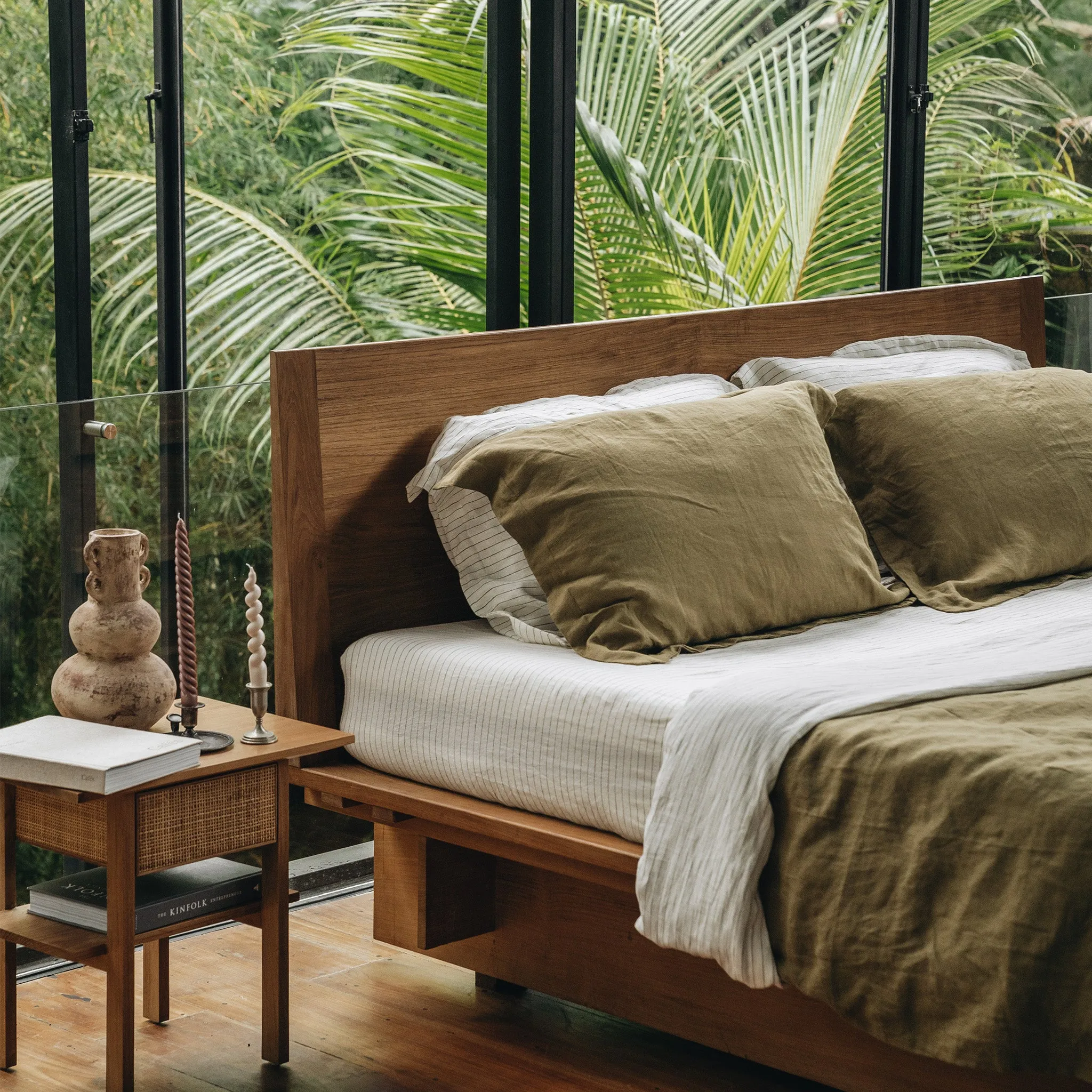 Heveya® Linen Fitted Sheet Set