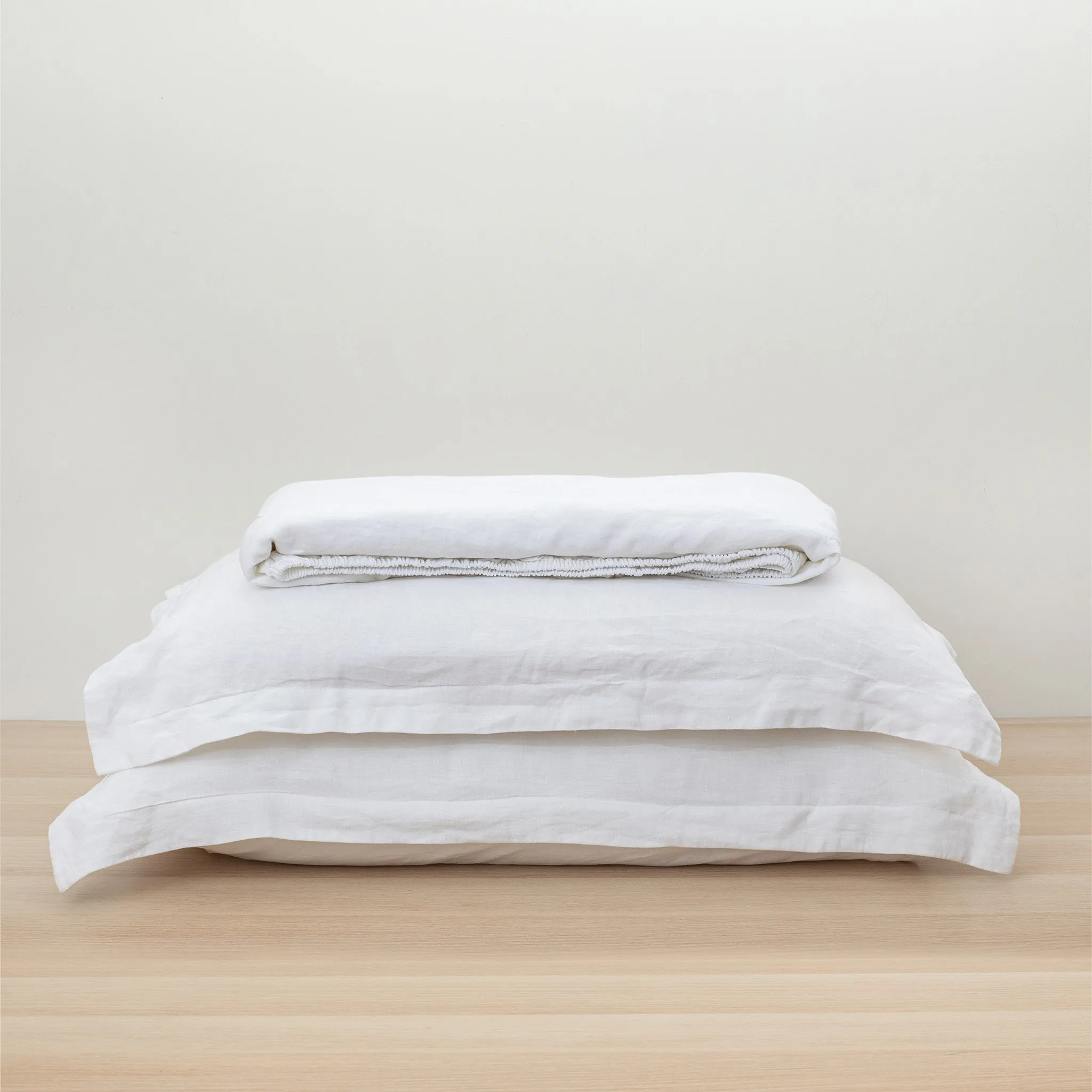Heveya® Linen Fitted Sheet Set