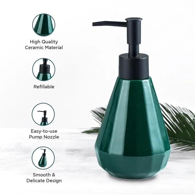 Homestic Liquid Soap Dispenser | Handwash Soap Dispenser | Soap Dispenser for Wash Basin | Shampoo Dispenser Bottle | Bathroom Dispenser Bottle | 250 ml | Gray