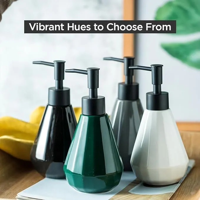 Homestic Liquid Soap Dispenser | Handwash Soap Dispenser | Soap Dispenser for Wash Basin | Shampoo Dispenser Bottle | Bathroom Dispenser Bottle | 250 ml | Gray