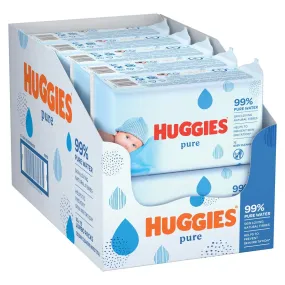 HUGGIES Pure Baby Wipes With 99 Percentage Pure Water for Sensitivity