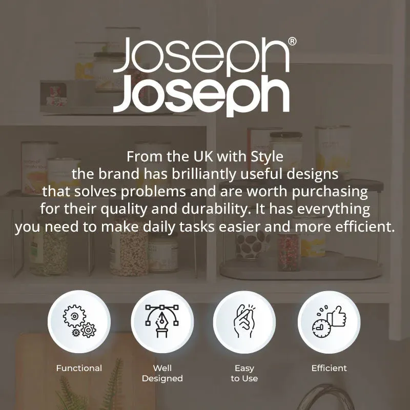 Joseph Joseph Luxe Quick-Drain Stainless Steel Soap Dish | 4.5 x 3.1 x 1 inches
