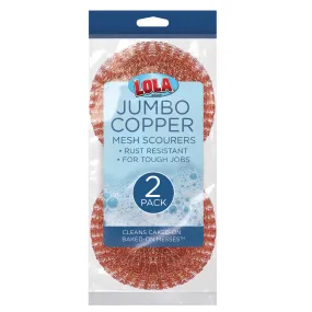 Jumbo Copper Mesh Scourer - 2 pack