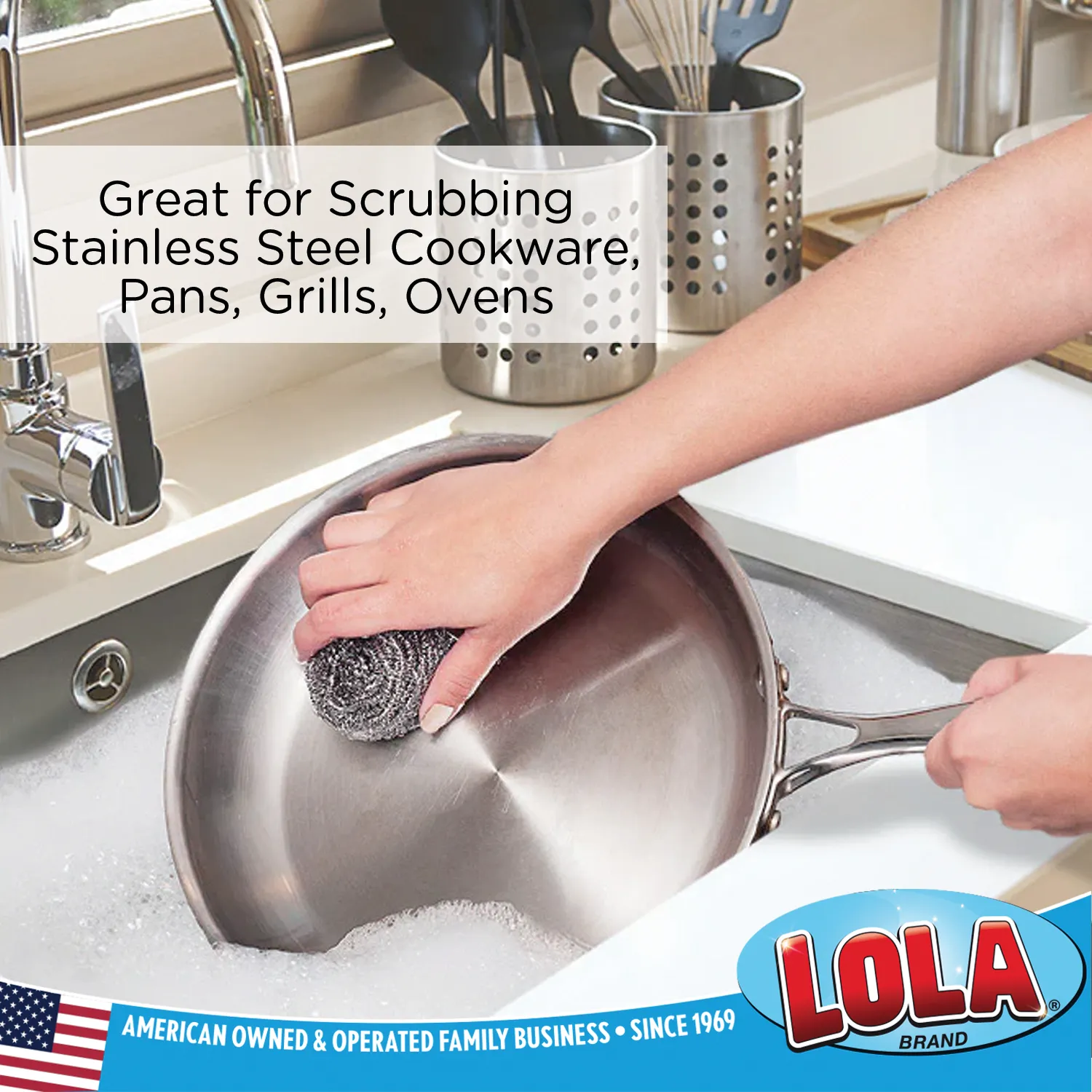 Jumbo Stainless Steel Scourer - 2 pack