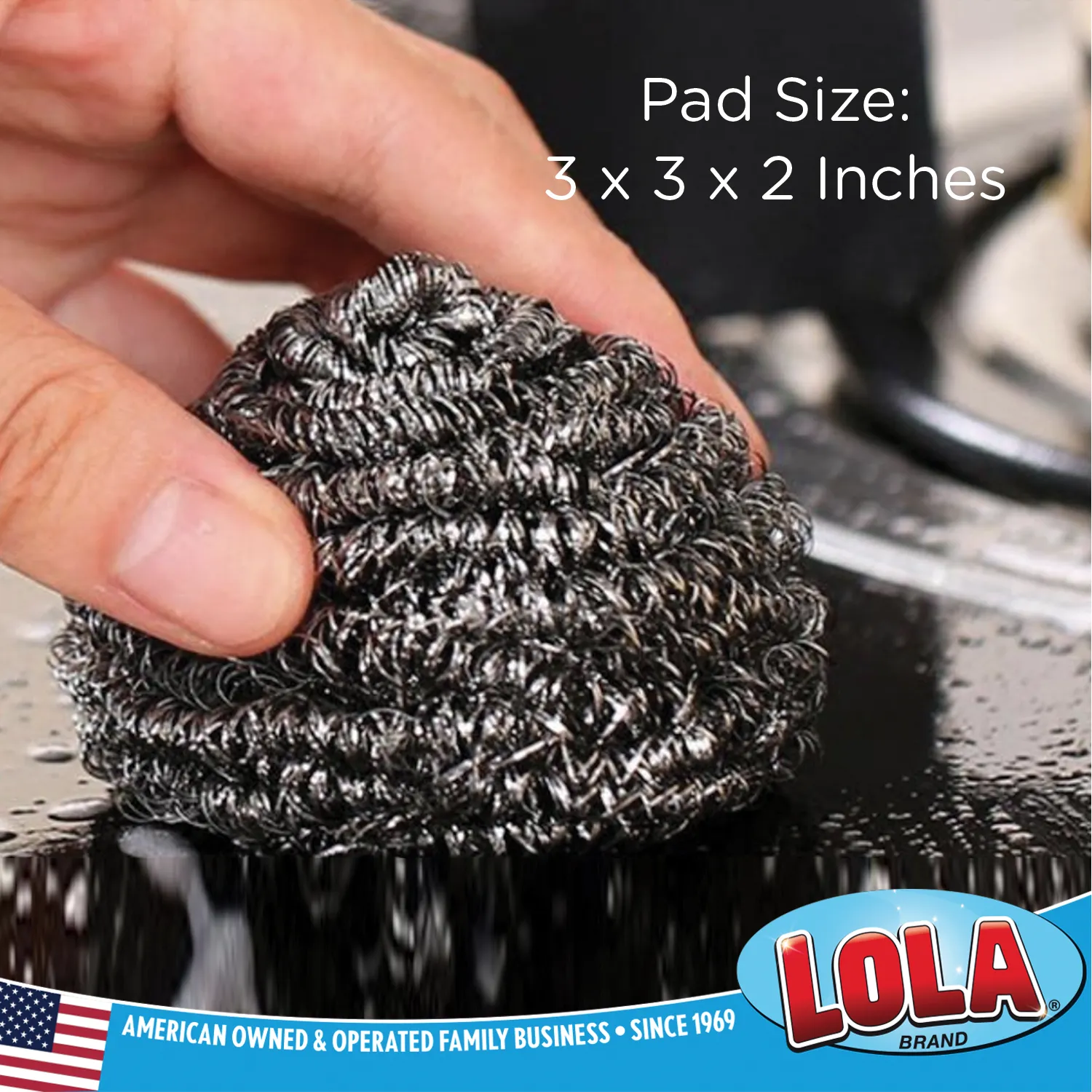 Jumbo Stainless Steel Scourer - 2 pack