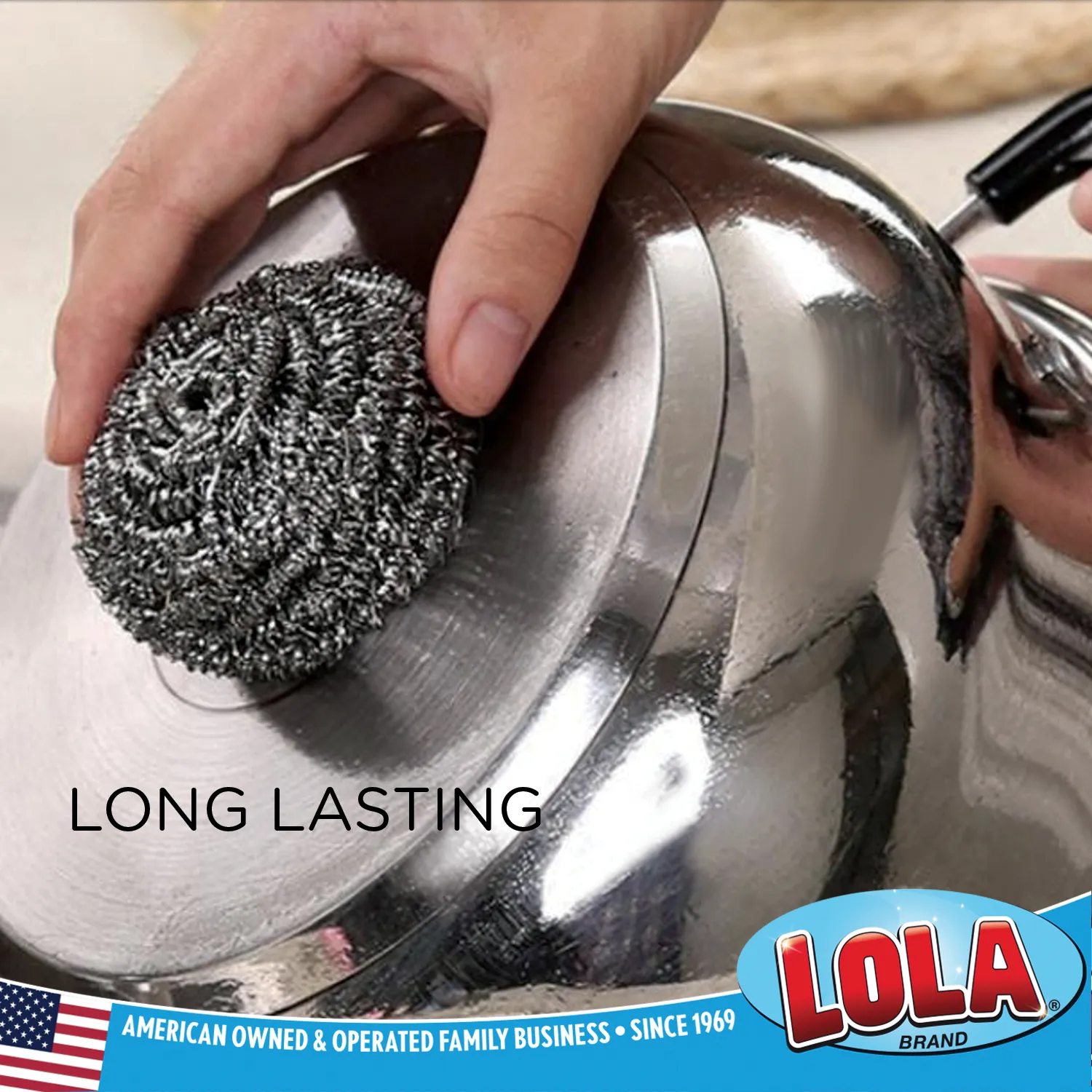Jumbo Stainless Steel Scourer - 2 pack