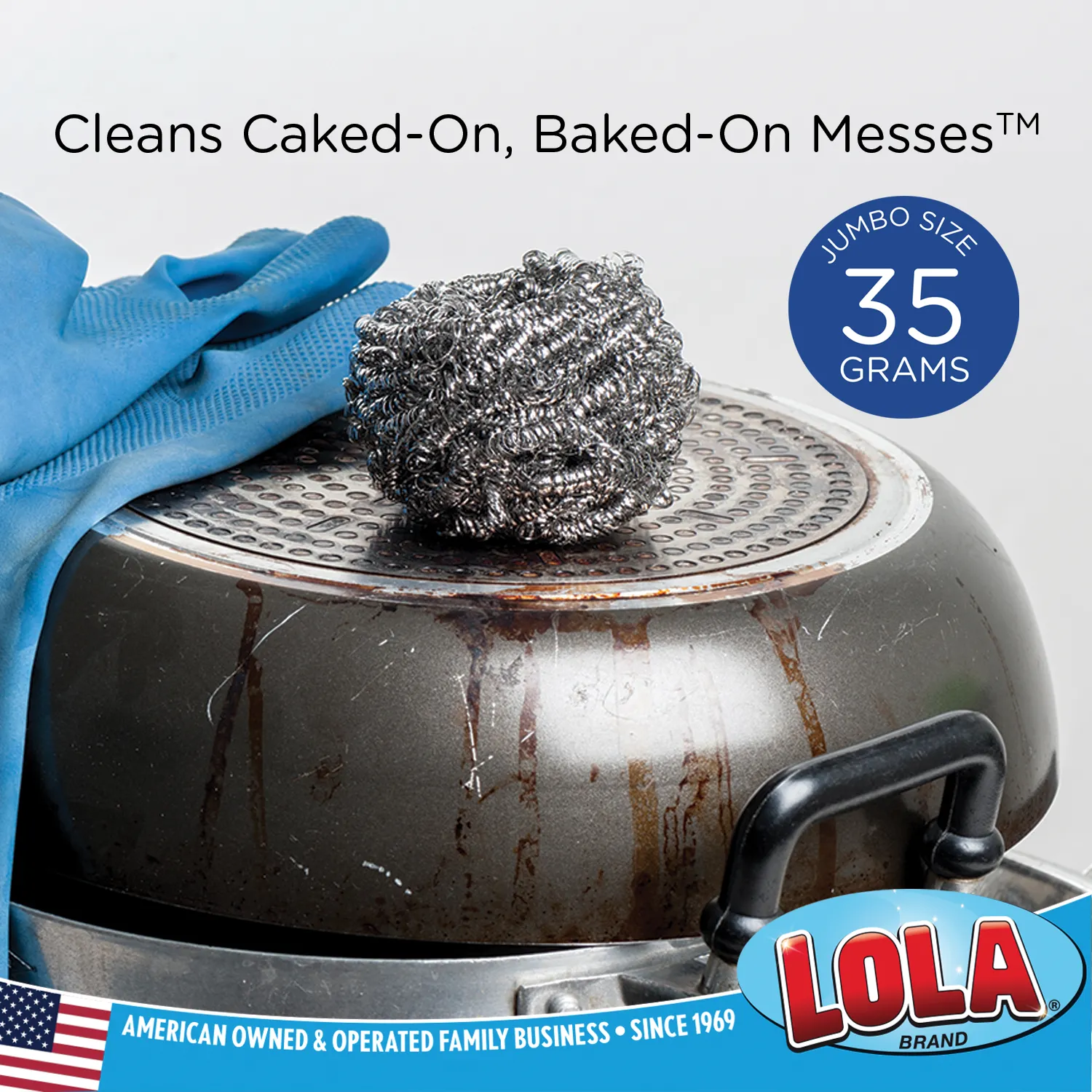 Jumbo Stainless Steel Scourer - 2 pack