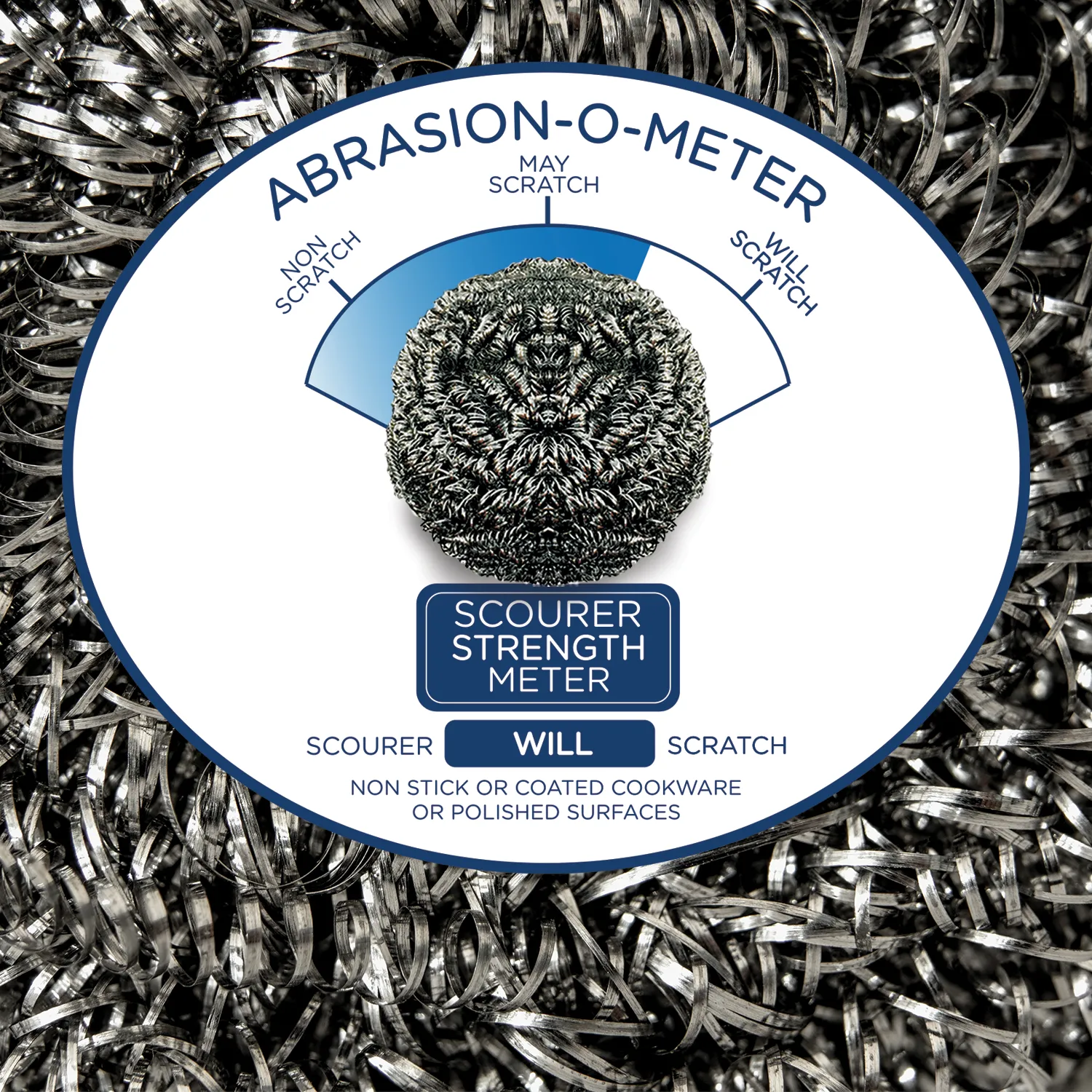 Jumbo Stainless Steel Scourer - 2 pack