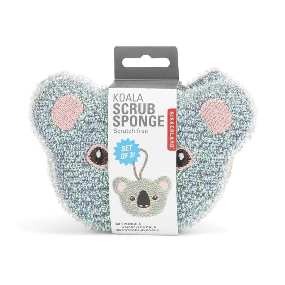 Kikkerland: Koala Sponges (Set of 3)