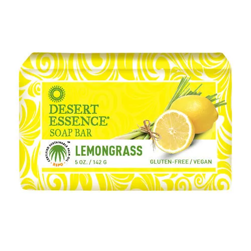 Lemongrass Bar Soap 5 Oz By Desert Essence
