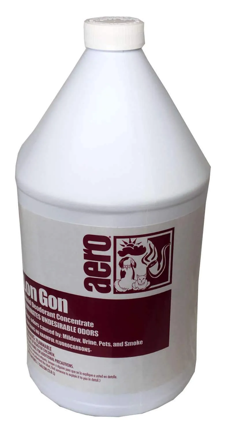 Lon Gon Odor Eliminator Liquid Air Freshener Gallon bottle, Box of 4