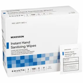 McKesson Instant Hand Sanitizing Wipes