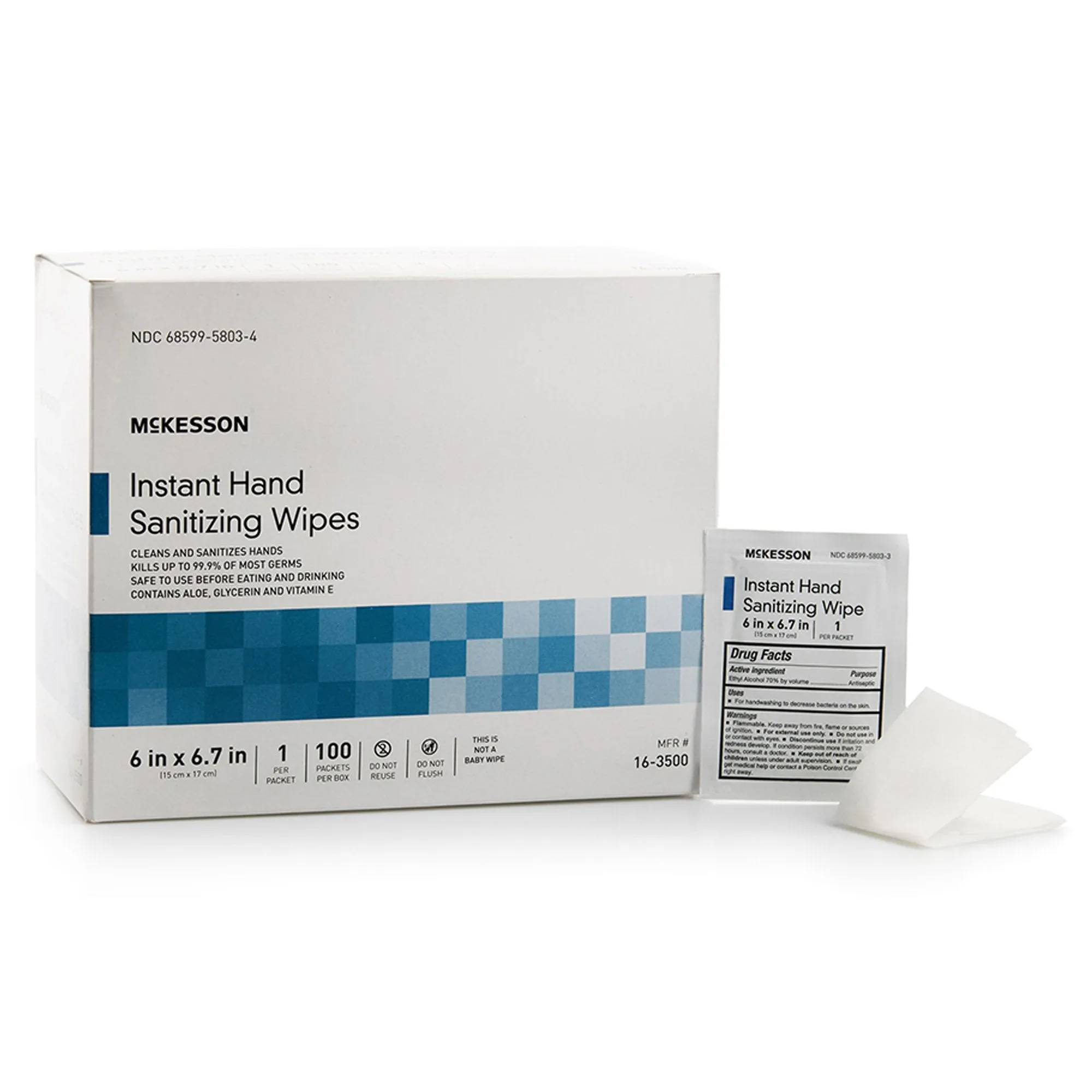 McKesson Instant Hand Sanitizing Wipes