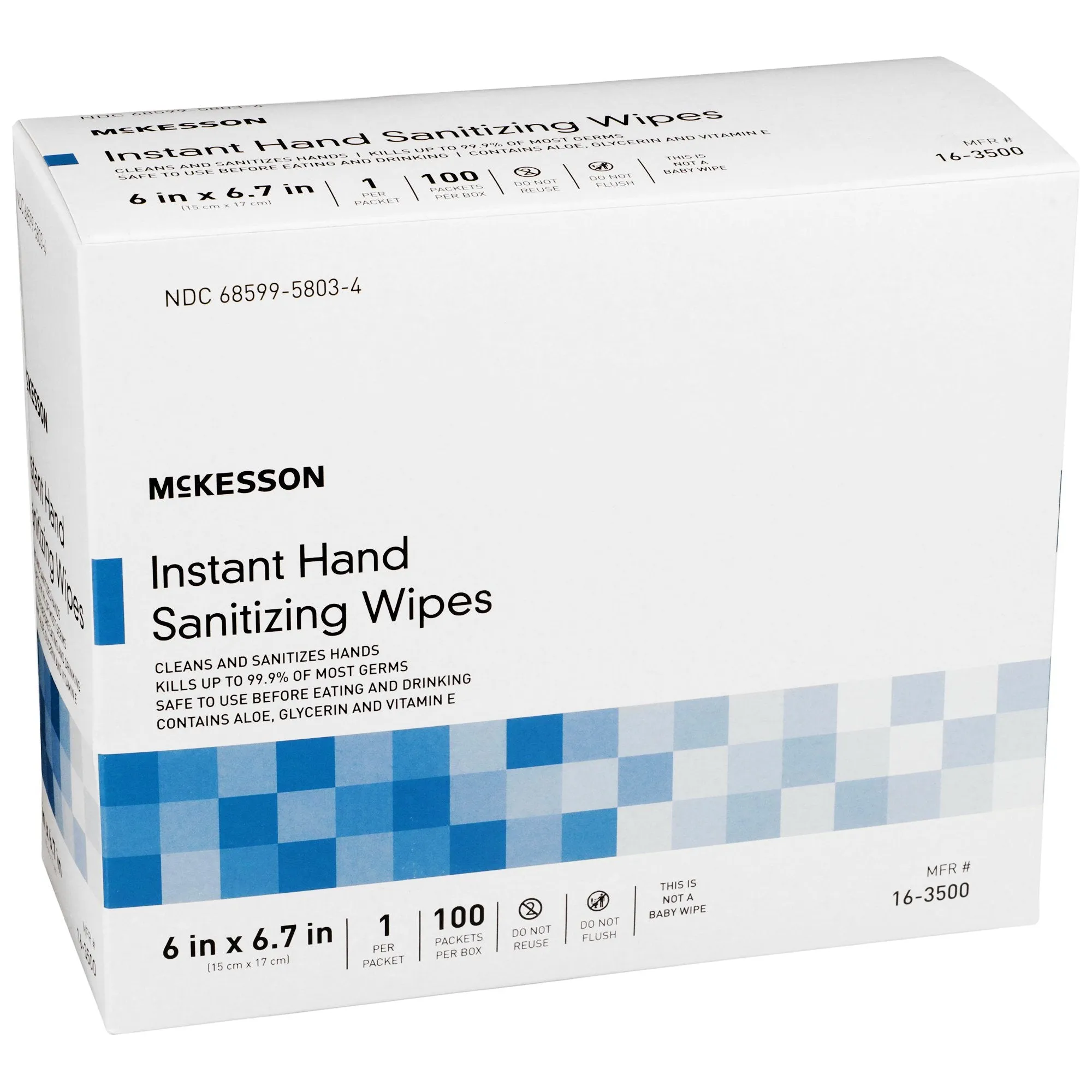 McKesson Instant Hand Sanitizing Wipes