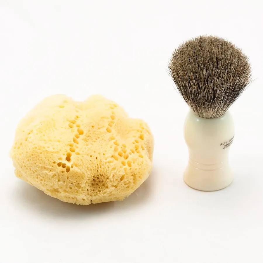 Mediterranean Natural Sea Silk Facial Sponge, 3"