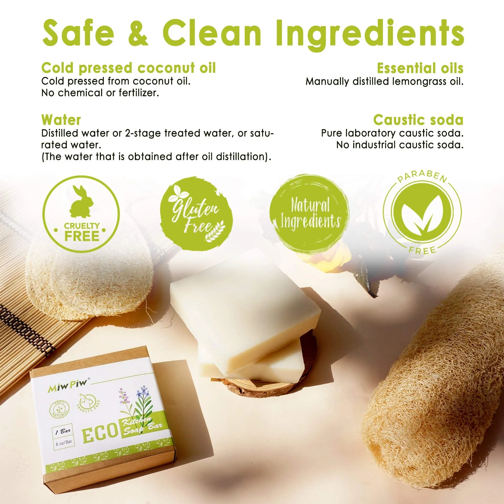 Miw Piw: Vegan Dish Soap Bar