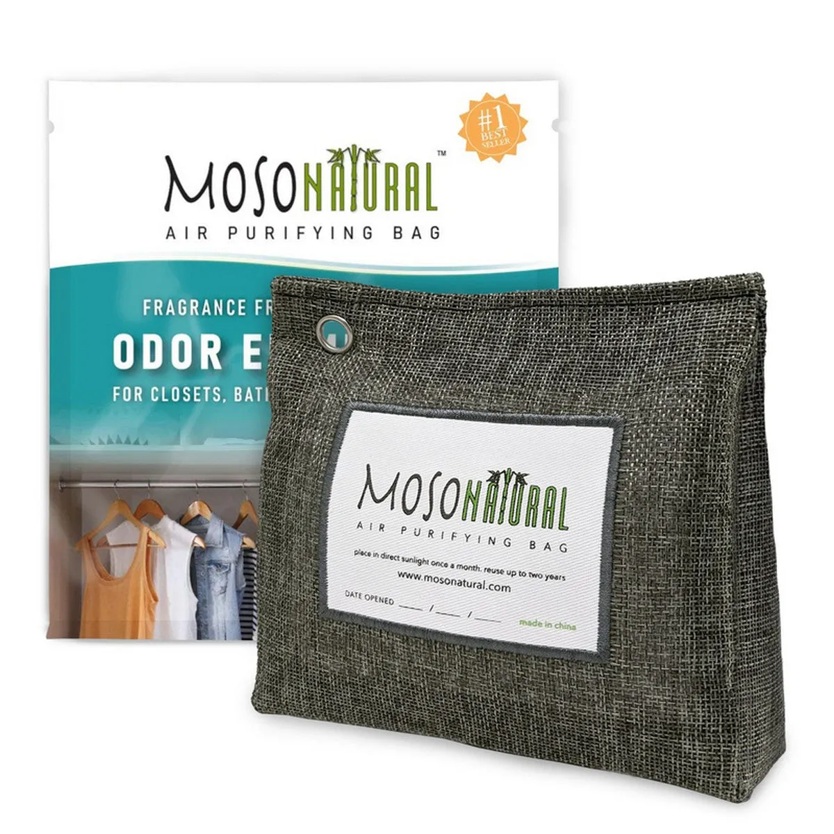 Moso Natural 300 Gram Air Purifying Bag For Small Areas