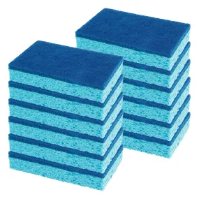 Natural Cellulose Scrub Sponges - 12 count