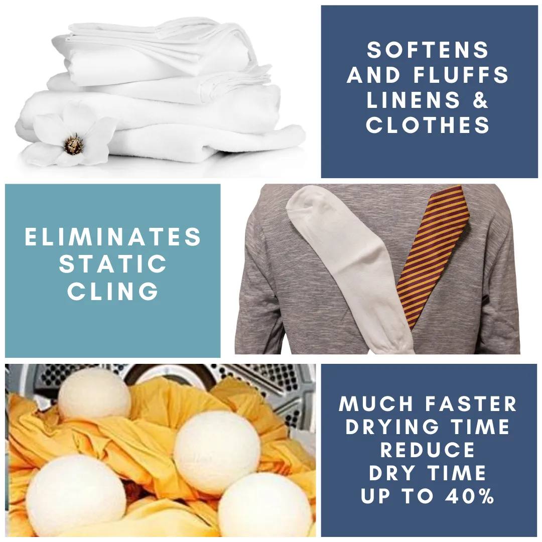 Organic Wool Dryer Balls