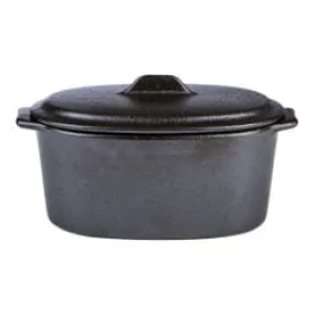 Pack Size 6 - Porcelite Oval Casserole Dish With Lid 15.7 x 9 x 8cm - CB4016