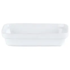 Pack Size 6 - Porcelite Rectangular Dish 19x13cm/7.5"x5" - 15426