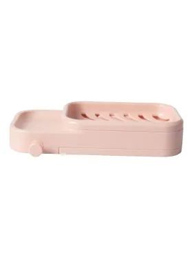 Peach Draining Soap Dish Holder
