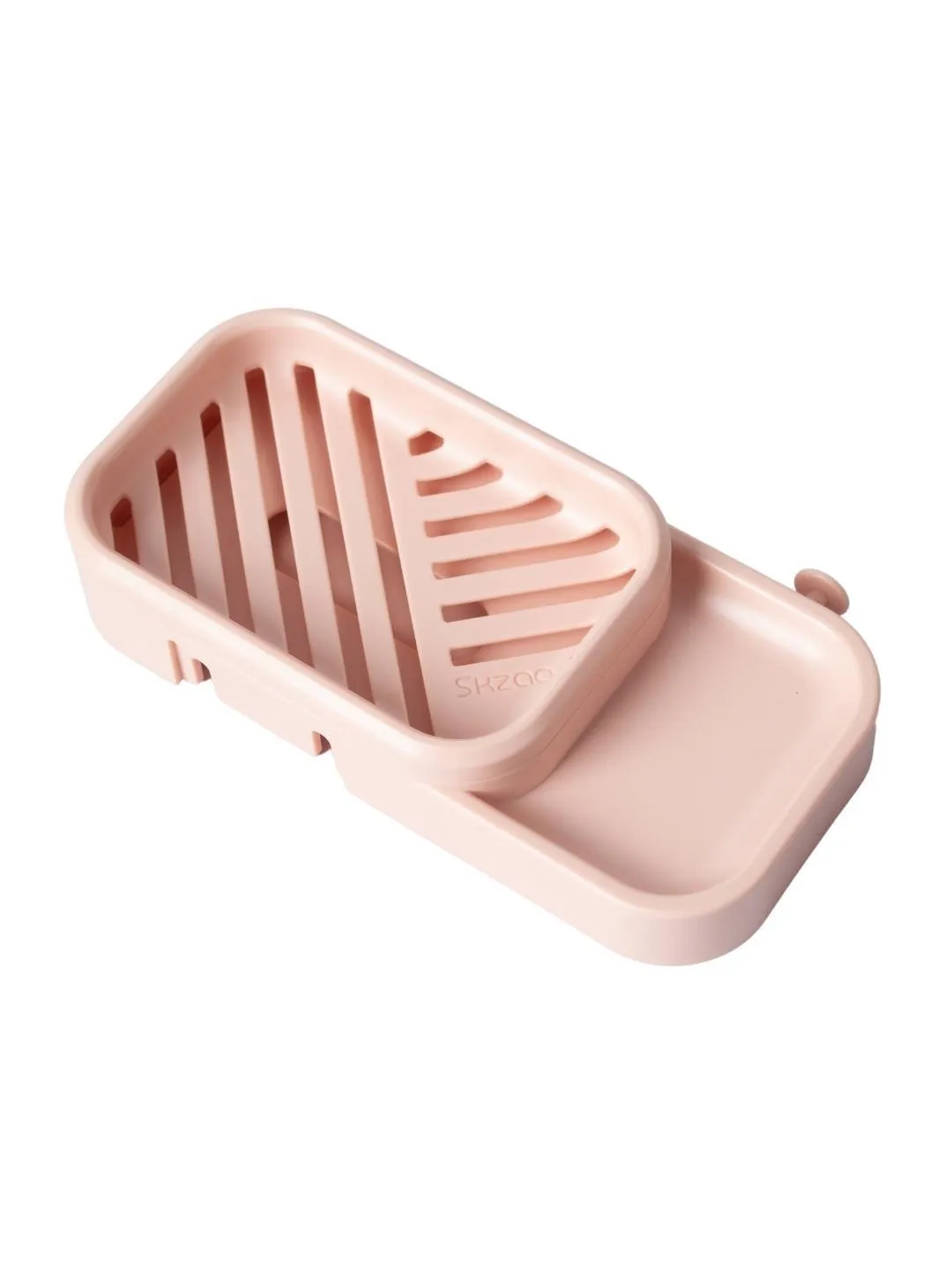 Peach Draining Soap Dish Holder