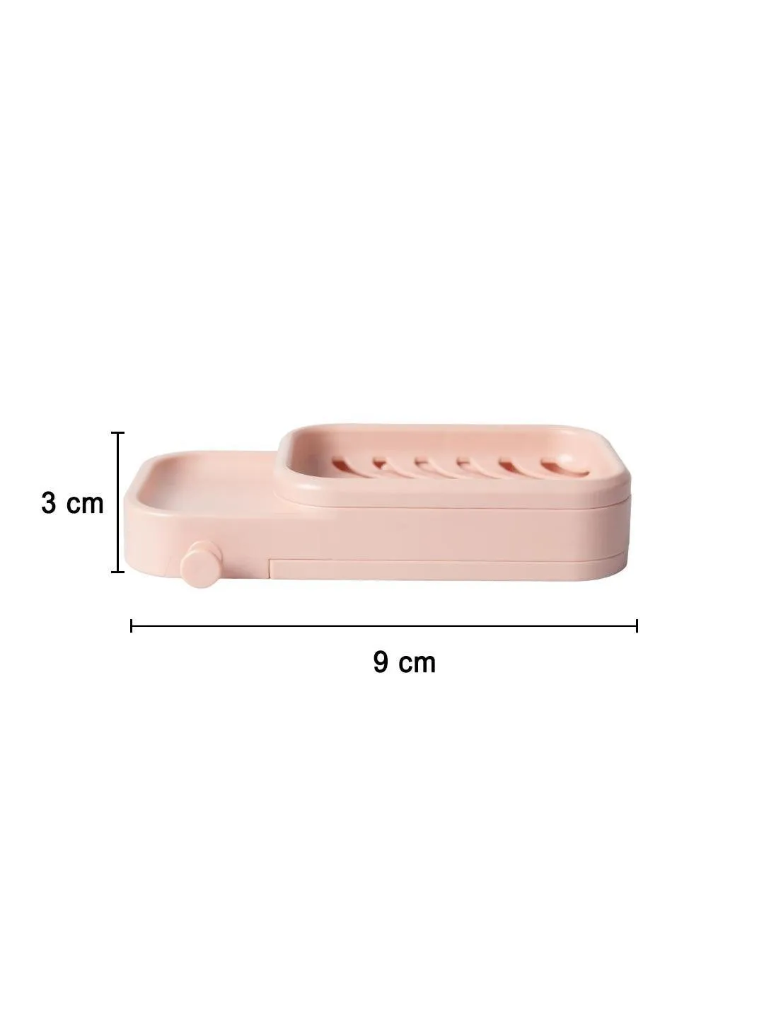 Peach Draining Soap Dish Holder