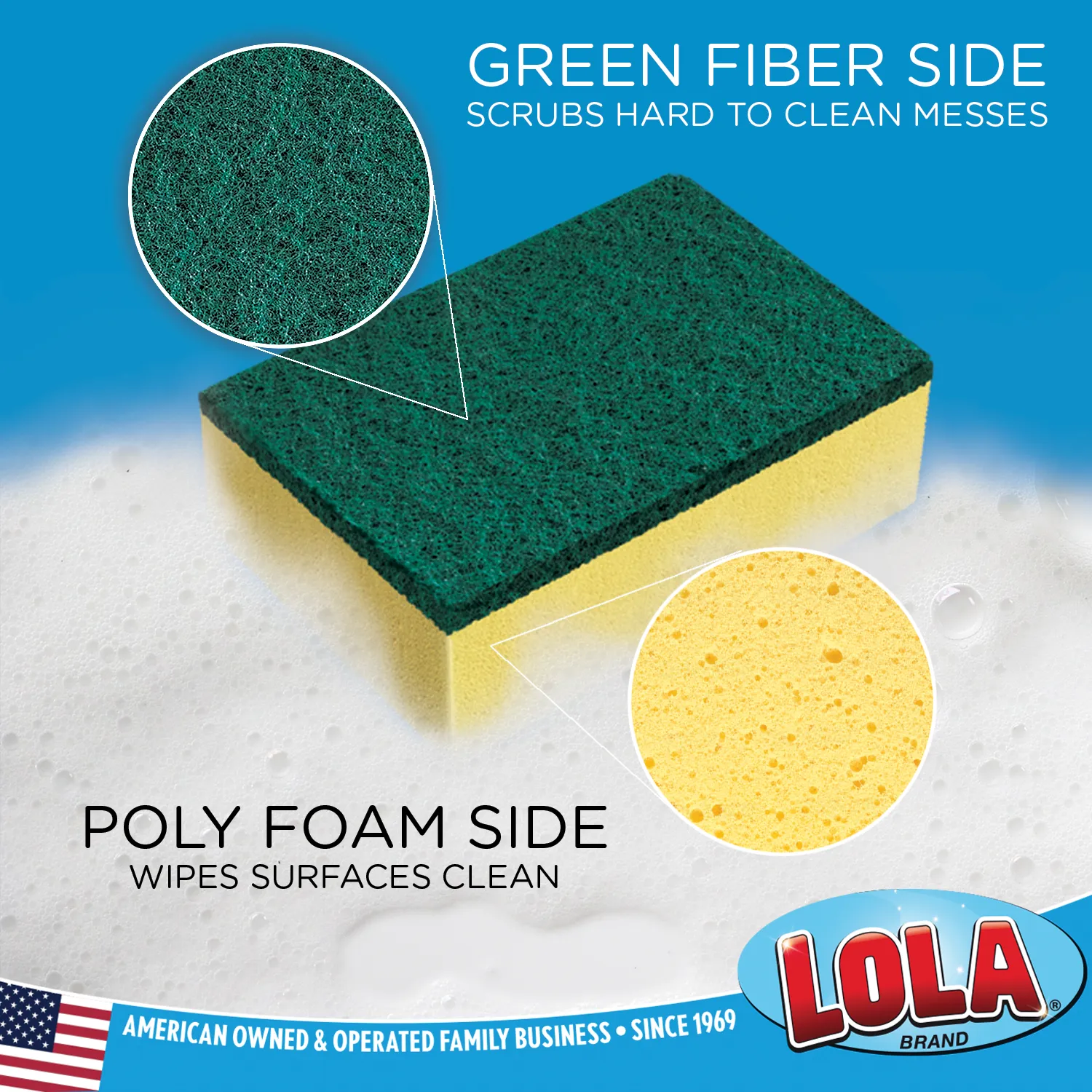 Pot Brite Scour n' Sponge - 2 pack