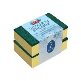 Pot Brite Scour n' Sponge - 2 pack