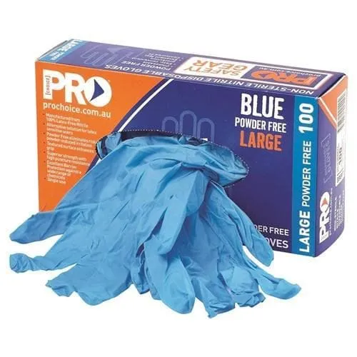 Pro Choice Blue Powder Free - Box Of 1000 Pieces Glove - MDNPF