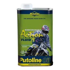PUTOLINE BIO ACTION FOAM AIR FILTER OIL 1LT (70030) *12