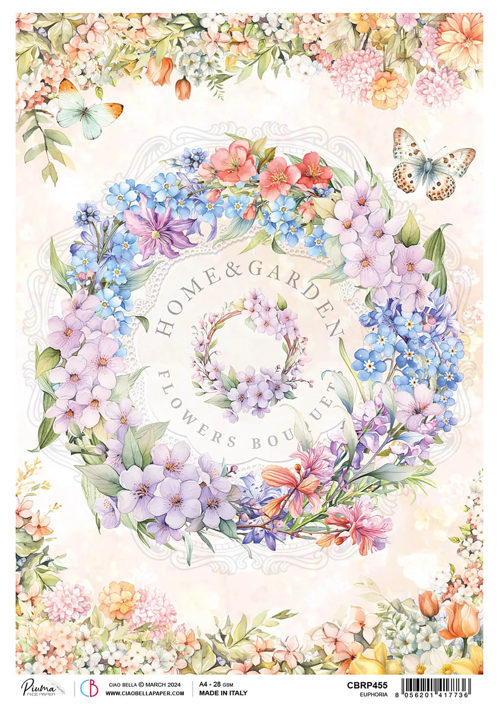 Rice Paper A4 Euphoria - 5 Sheets