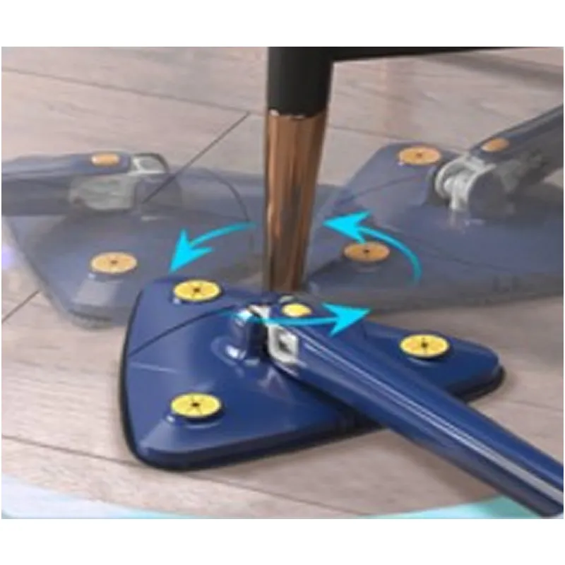 Rotating Triangular Cleaning Mop F70-93-6 Blue
