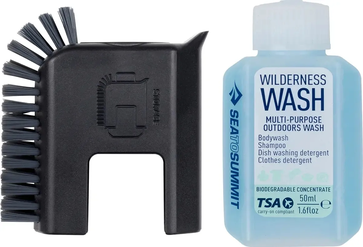Sea To Summit Kitchen Pot Scrubber &amp; Soap Black | Buy Sea To Summit Kitchen Pot Scrubber &amp; Soap Black here | Outnorth