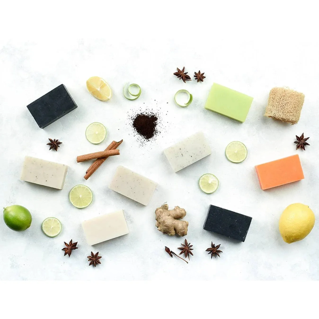 Soap Bar - Ginger & Spice Solid Exfoliating Bar Soaps