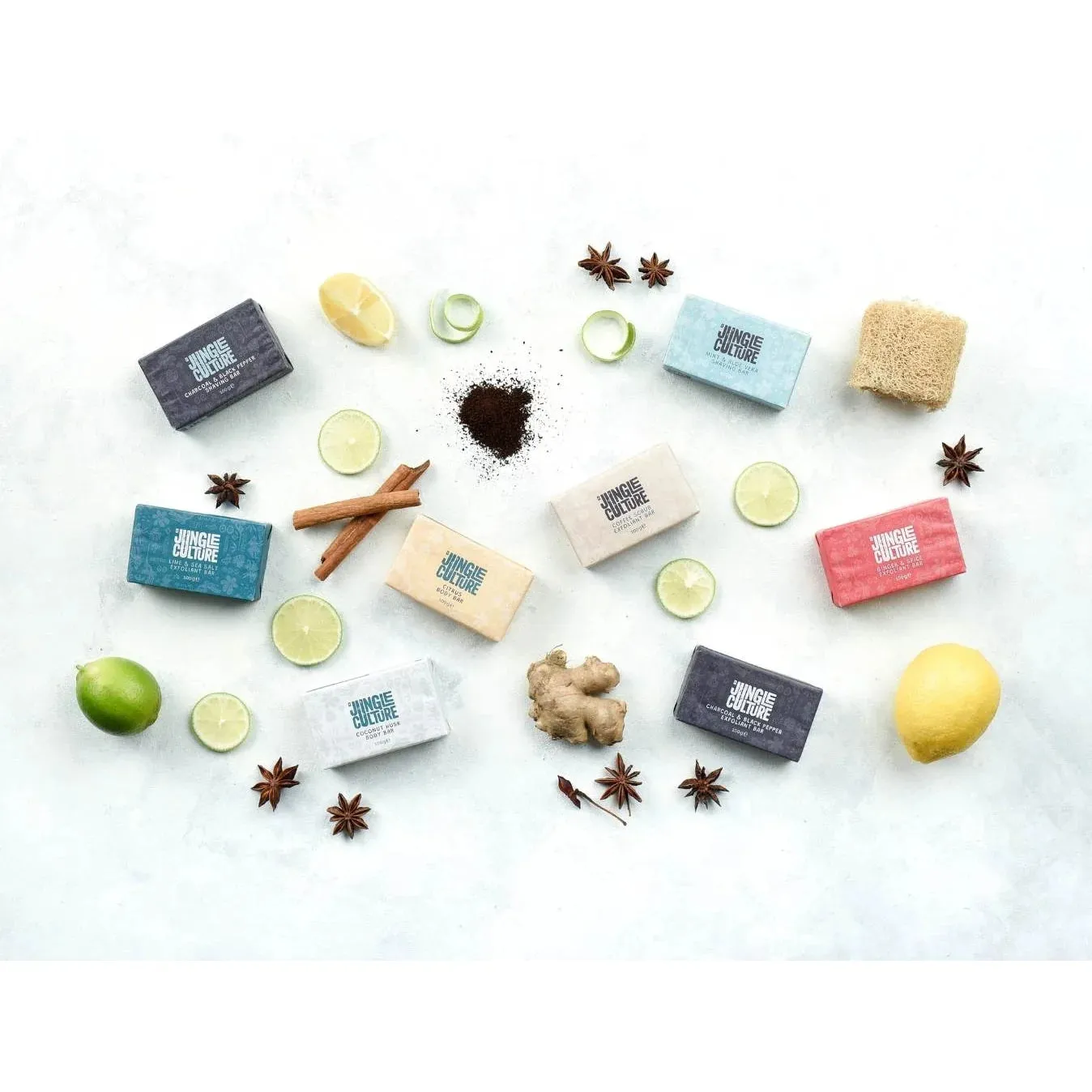 Soap Bar - Ginger & Spice Solid Exfoliating Bar Soaps