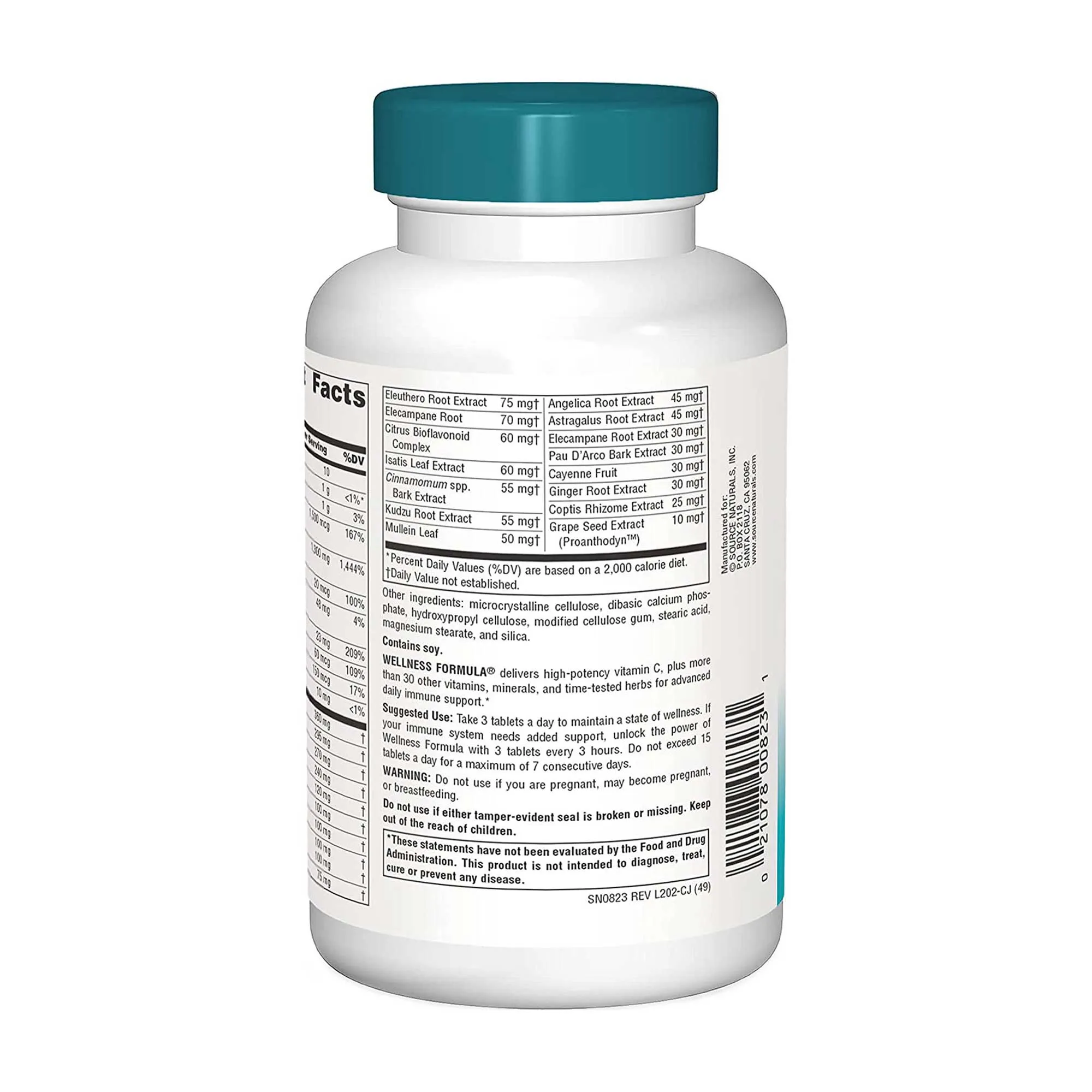 Source Naturals Wellness Formula 180 tabs