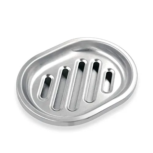 SPARRO: Double Layer Stainless Steel Soap Holder with Draining Tray