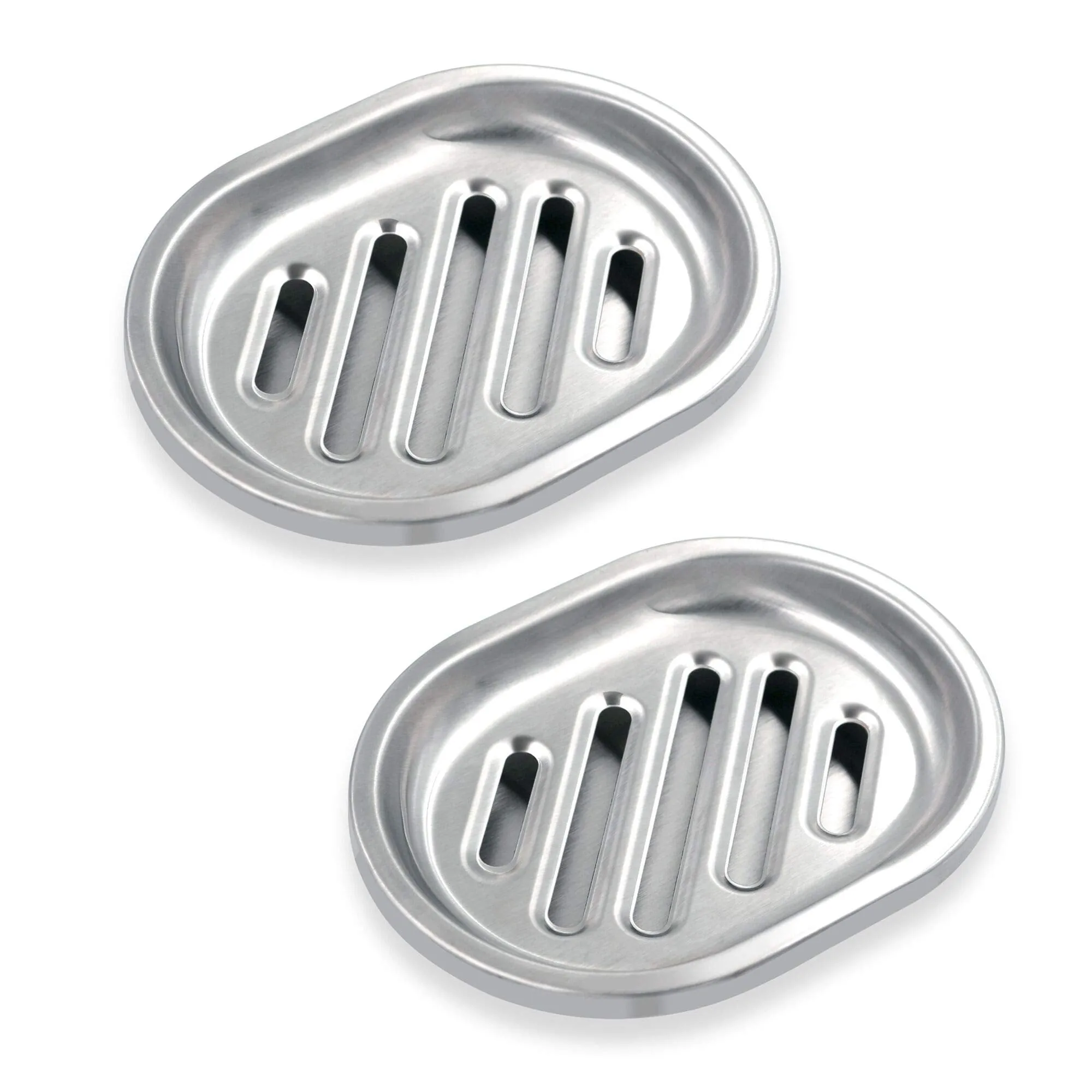 SPARRO: Double Layer Stainless Steel Soap Holder with Draining Tray