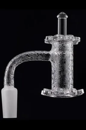 The Stash Shack Lotus Etched Quartz Blender Banger Set