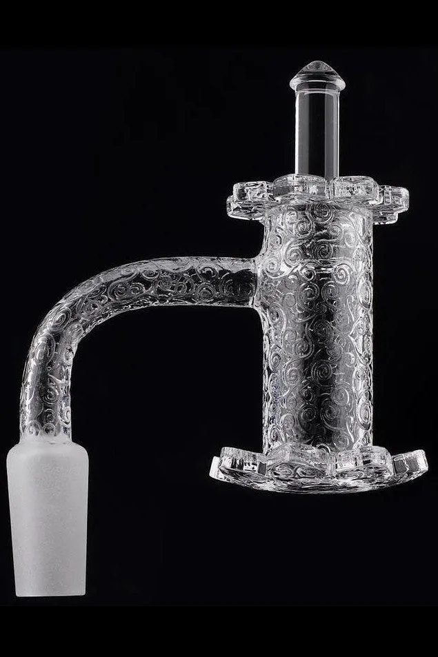 The Stash Shack Lotus Etched Quartz Blender Banger Set