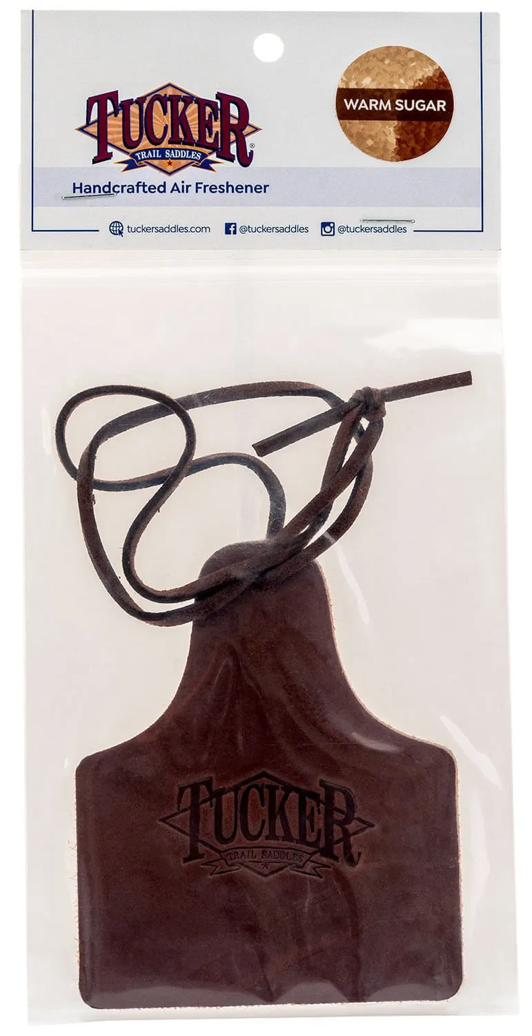 Tucker Cattle Ear Tag Leather Air Freshener