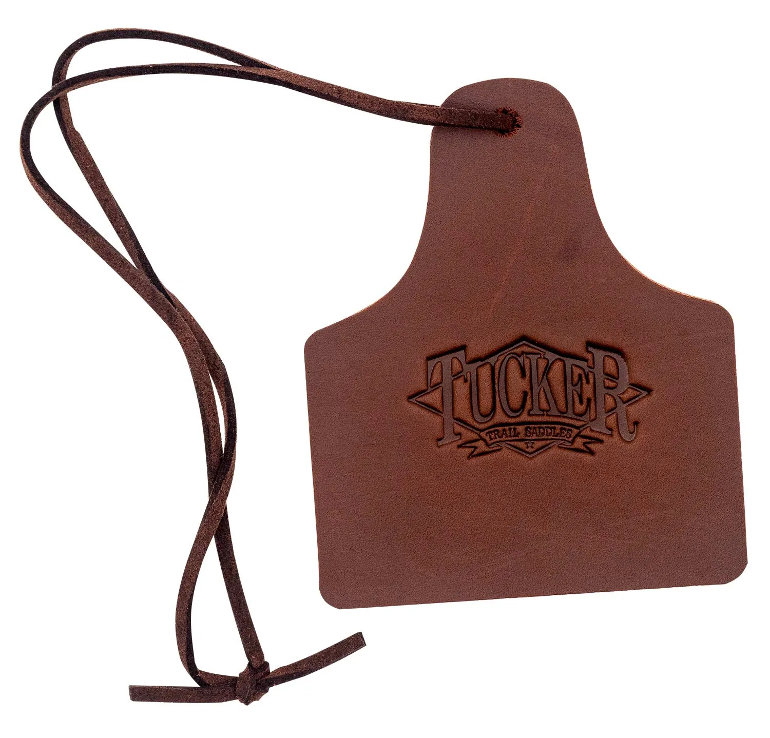 Tucker Cattle Ear Tag Leather Air Freshener