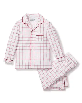 Twill Pajama Set | Garnet Tattersall