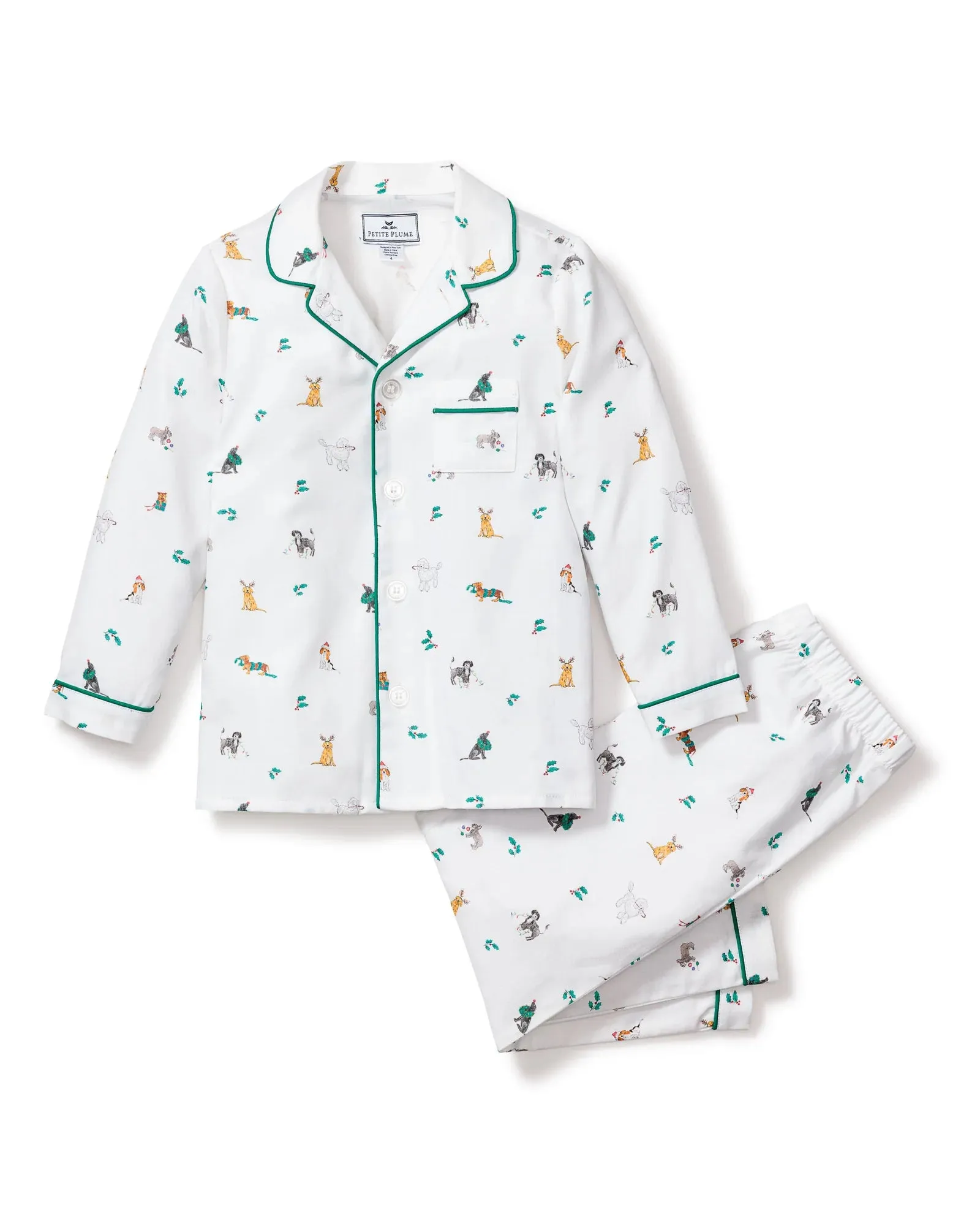 Twill Pajama Set | Jingle Paws