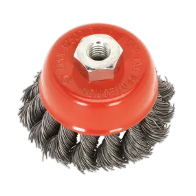 Twist Knot Wire Cup Brush ¯65mm M14 x 2mm
