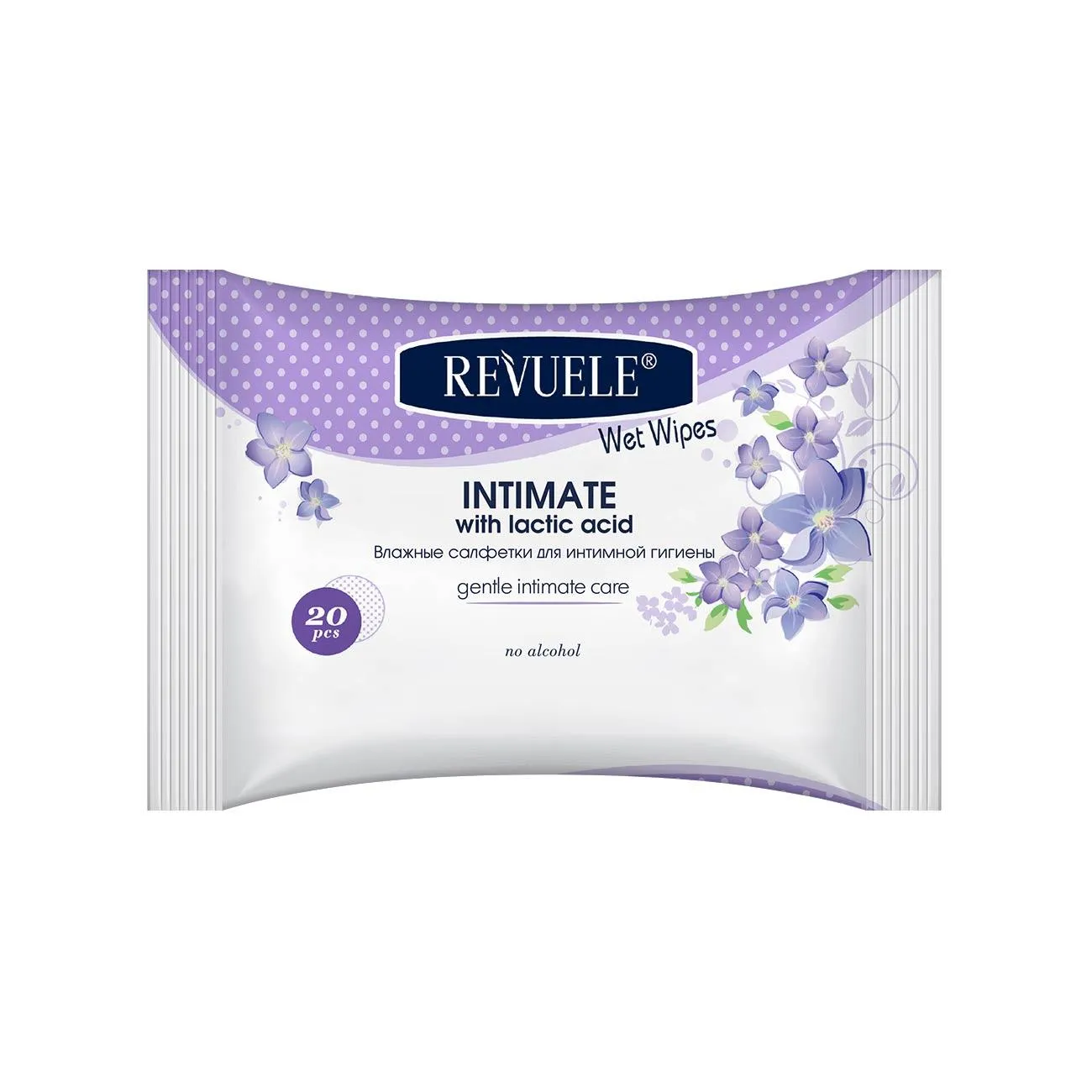 Wet Wipes Intimate Hypoallergenic With Lactic Acid - Pack of 20