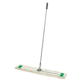 Winco DM-36 Dust Mop Set with Aluminum 60"L Handle Cotton, 36" x 5"